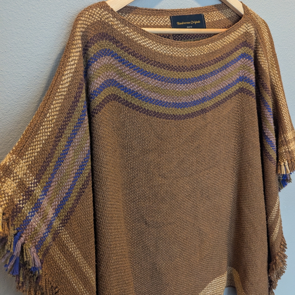 Brown and Purple Women's Sweater